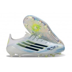 Buty piłkarskie adidas F50 Elite FG Biały Niebieski Czarny