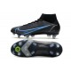 Nike Mercurial Superfly 8 Elite SG-PRO AC Czarny Niebieski Szary