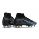 Nike Mercurial Superfly 8 Elite SG-PRO AC Czarny Niebieski Szary