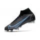 Nike Mercurial Superfly 8 Elite SG-PRO AC Czarny Niebieski Szary