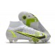 Nike Mercurial Superfly 8 Elite SG-PRO AC Biały Czarny Srebro Zielony