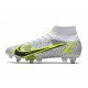 Nike Mercurial Superfly 8 Elite SG-PRO AC Biały Czarny Srebro Zielony