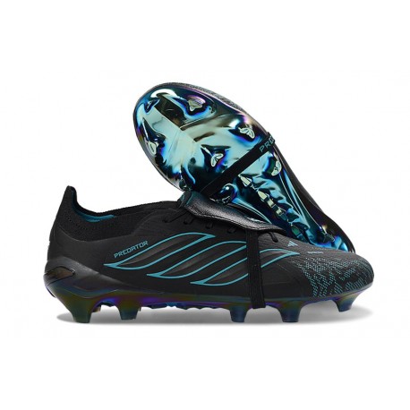 adidas Predator 26 Elite Foldover Tongue FG Czarny Niebieski