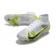 Nike Mercurial Superfly 8 Elite SG-PRO AC Biały Czarny Srebro Zielony