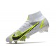 Nike Mercurial Superfly 8 Elite SG-PRO AC Biały Czarny Srebro Zielony