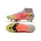 Nike Mercurial Superfly 8 Elite SG-PRO AC Biały Czerwony Srebro