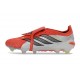 adidas Predator 26 Elite Foldover Tongue FG Biały Czerwony Czarny