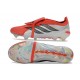 adidas Predator 26 Elite Foldover Tongue FG Biały Czerwony Czarny