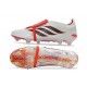 adidas Predator 26 Elite Foldover Tongue FG Biały Czerwony Czarny