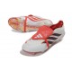adidas Predator 26 Elite Foldover Tongue FG Biały Czerwony Czarny