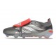 adidas Predator 26 Elite Foldover Tongue FG Żelazo Metaliczne Biały Czerwony Lucid