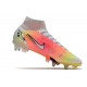 Nike Mercurial Superfly 8 Elite SG-PRO AC Biały Czerwony Srebro