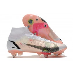 Nike Mercurial Superfly 8 Elite SG-PRO AC Biały Czarny Czerwony