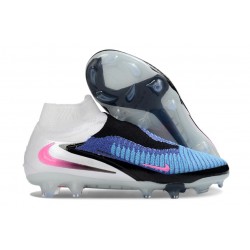 Wysokie buty piłkarskie Nike Phantom 6 Elite FG Niebieski Różowy Biały 