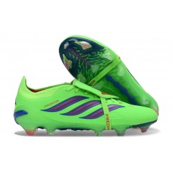 adidas Predator 26 Elite Foldover Tongue FG Zielony Fioletowy