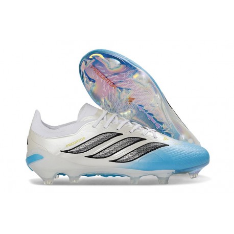Buty adidas Predator Elite Low FG Biały Niebieski Czarny