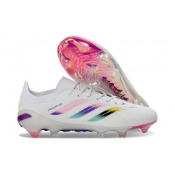 Buty adidas Predator Elite Low FG Biały Różowy