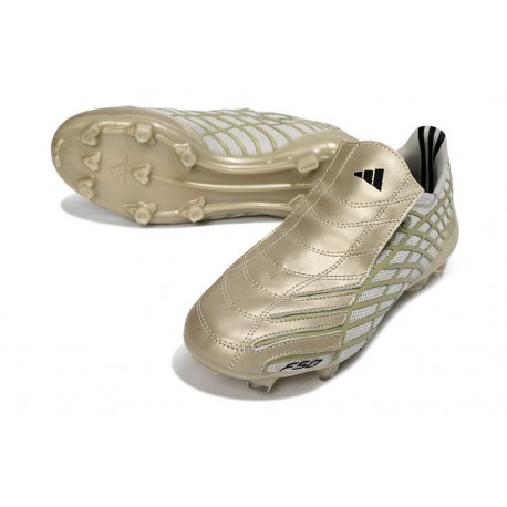 Korki Adidas F50 Elite FG Spider Złoty Szary