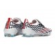 Korki Adidas F50 Elite FG Spider Biały Czerwony Niebieski