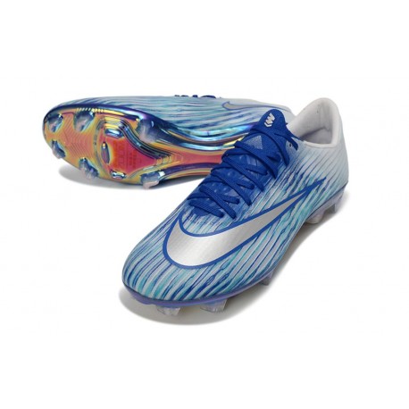 Korki Pilkarskie Nike Zoom Mercurial Vapor 17 Elite FG Niebieski Biały Srebro