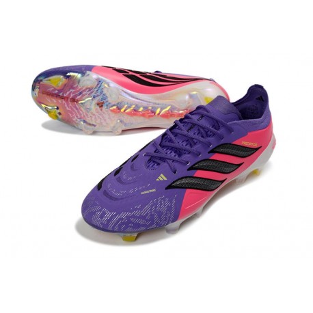 Buty adidas Predator Elite Low FG Fioletowy Różowy Czarny