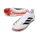 Korki Pilkarskie adidas Predator Elite LL FG Biały Czarny Czerwony