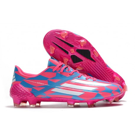 Adidas F50 Ghosted Adizero HT FG Różowy Biały Niebieski 