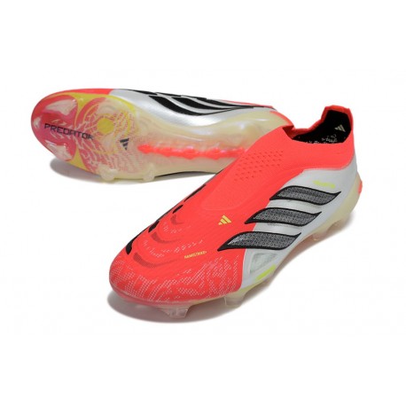 Korki Pilkarskie adidas Predator Elite LL FG Czerwony Biały Czarny