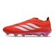 Buty adidas Predator 26 Elite Sznurowadeł FG Czerwony Biały