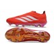 Buty adidas Predator 26 Elite Sznurowadeł FG Czerwony Biały