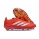 Buty adidas Predator 26 Elite Sznurowadeł FG Czerwony Biały