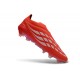 Buty adidas Predator 26 Elite Sznurowadeł FG Czerwony Biały