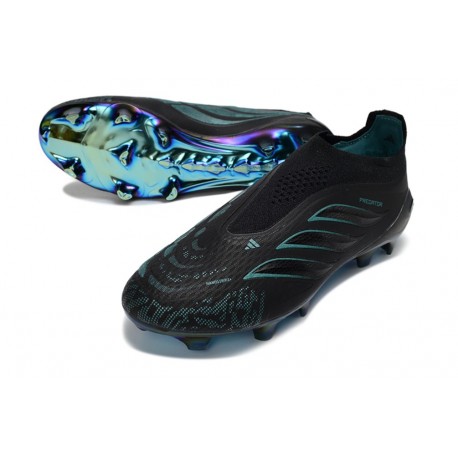 Buty adidas Predator 26 Elite Sznurowadeł FG Czarny Niebieski