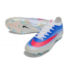 Nike Buty Air Zoom Mercurial Vapor XVII Elite FG Biały Niebieski Czerwony
