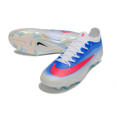Nike Buty Air Zoom Mercurial Vapor XVII Elite FG Biały Niebieski Czerwony