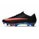 Nike Buty Air Zoom Mercurial Vapor XVII Elite FG Czarny Pomarańczowy