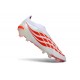 Buty adidas Predator 26 Elite Sznurowadeł FG Biały Czerwony Czarny