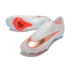 Nike Buty Air Zoom Mercurial Vapor XVII Elite FG Biały Czerwony Złoto