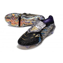 adidas Predator 26 Elite Foldover Tongue FG Kaka Czarny Fioletowy Copper