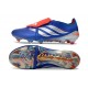 Korki Pilkarskie adidas Predator Elite FT FG Niebieski Srebro Czerwony