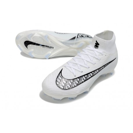 Nike Air Zoom Mercurial Superfly X Elite FG Biały Czarny