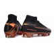 Nike Air Zoom Mercurial Superfly X Elite FG Czarny Pomarańczowy