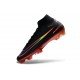Nike Air Zoom Mercurial Superfly X Elite FG Czarny Pomarańczowy