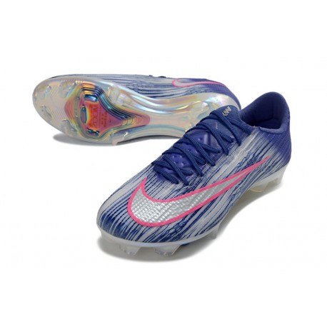 Korki Pilkarskie Nike Zoom Mercurial Vapor 17 Elite FG Niebieski Srebro Różowy