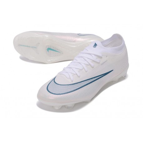 Buty Nike Air Zoom Mercurial Vapor XVII Elite FG Biały Niebieski 