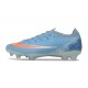 Buty Nike Air Zoom Mercurial Vapor XVII Elite FG Niebieski Pomarańczowy