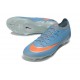 Buty Nike Air Zoom Mercurial Vapor XVII Elite FG Niebieski Pomarańczowy