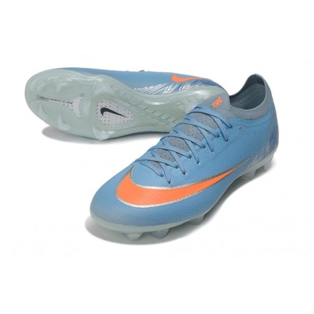 Buty Nike Air Zoom Mercurial Vapor XVII Elite FG Niebieski Pomarańczowy