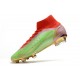 Nike Korki Mercurial Superfly VIII Elite FG Zielony Czerwony Złoto 