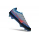Buty Nike Air Zoom Mercurial Vapor XVII Elite FG Niebieski Szary Czerwony